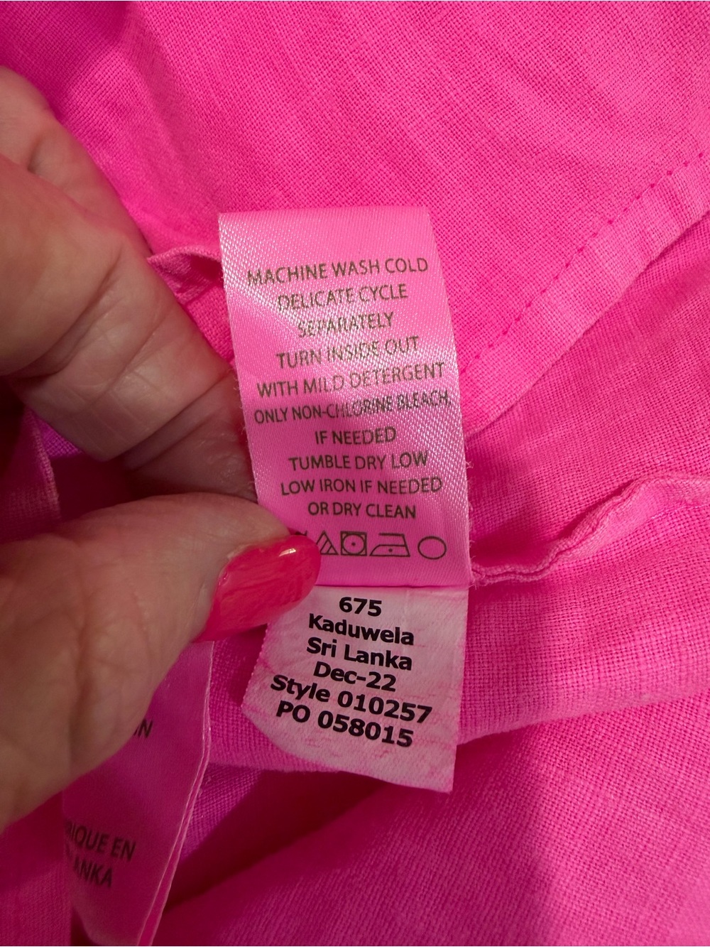 Lilly Pulitzer Pilar Tunic Linen Dress Aura 
Pink Size XS - Picture 8 of 16